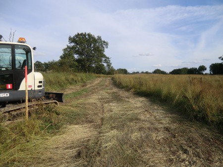 2014-08-06 Vägen påbörjas