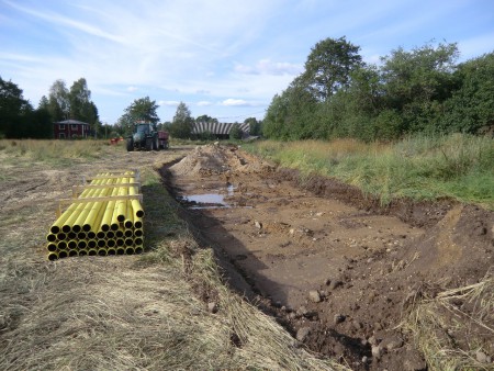 2014-08-06 Vägen påbörjas