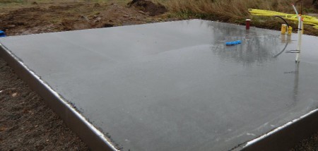 2014-10-25 Teknikhusets grund gjuten