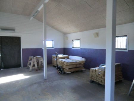 Dags att sätta upp boxväggar