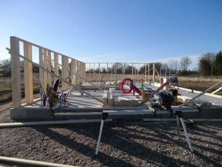 Börjat regla huset. 