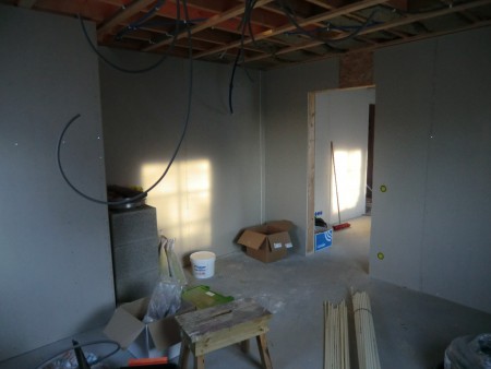 En del skivor uppsatta