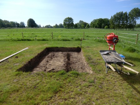 Urgrävning för växthus! 11,4 kvadrat